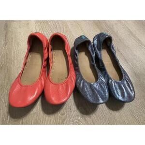Tieks Size 8 Moonstruck And Poppy Orange H74